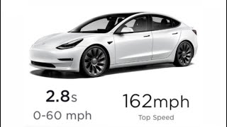 Tesla Model 3 sub 3 seconds 0-60