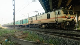 Dangerous Train Style Under the   Bridge || Jammu to Tirupati Humsafar SF Exp