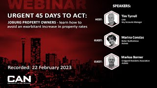 Webinar: Joburg property owners - learn how to avoid an exorbitant increase in property rates