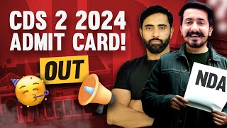 CDS 2 2024 Admit Card out !! Tyar ho jao Sare !!