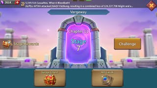 Lords mobile Vergeway chapter 11 stage 7