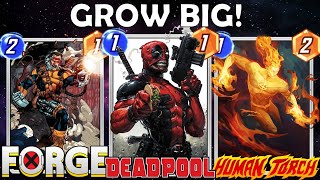 Enormous Deadpool & Human Torch Wins Games!!