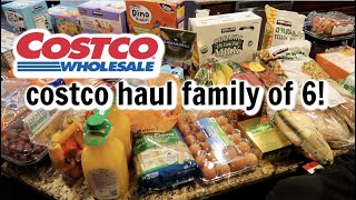 LARGE COSTCO GROCERY HAUL // FAMILY OF 6 // Mama Approved