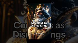 Countries as Disney Kings! #ai #short