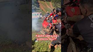 A crf 250 não aguentou a pressão estourou 🥵#fail #crf250 #shorts #viral #motocross #shortsvideo