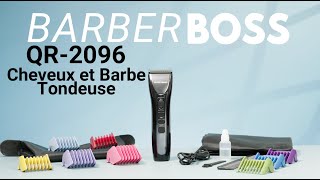 Découvrez le kit de soins pour hommes BarberBoss QR-2096 | Les vitesses polyvalentes expliquées !