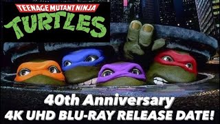 Teenage Mutant Ninja Turtles 1990 40th Anniversary 4K UHD Blu-Ray