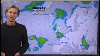 Väderprognos v. 40 mån-ons