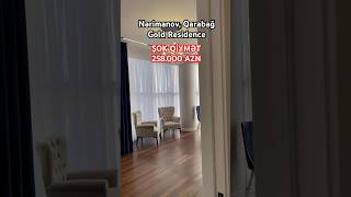 Nərimanov,Qarabağ Gold Residence, 2 otaq,15-10da, 77kv.m, kupça yoxdur. Qiymət: 258.000 AZN