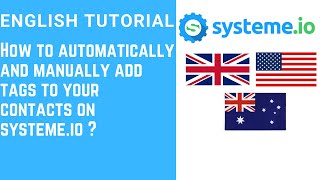 How to automatically and manually add tags to your contacts on systeme.io ?