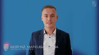 Konkurs na ulubionego wykładowcę kat. Dietetyka - mgr Mateusz Gemba