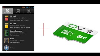 speed test micro SD 64gb 10 class