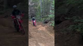 Honda Crf450RL on a fresh graded trail in Royal Blue     Pioneer, Tn