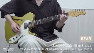 WhiteGuitars -  #24C23 Black Smoker TRAD MASTER DELTA-CP/BB - Shoreline Gold - Light Aged