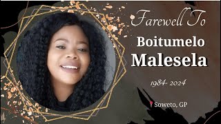 Funeral Service of Boitumelo Malesela