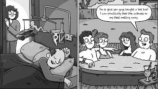 Artist Illustrates Funny Life Situations In 50 Single-Panel Comics