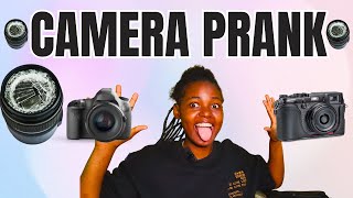 I Pranked My FRIEND! That I BROKE his CAMERA lens! - HIS Reaction will SHOCK YOU!!