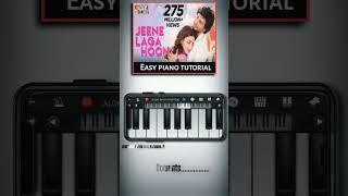 Jeene lga hun easy piano tutorial || piano tune #trending #pianomusic #piano