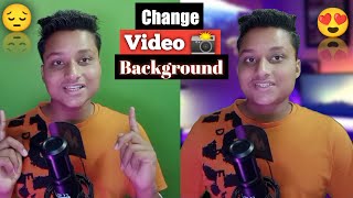 How to Change Video Background in Kinemaster Hindi - video ka background kaise change kare 2022