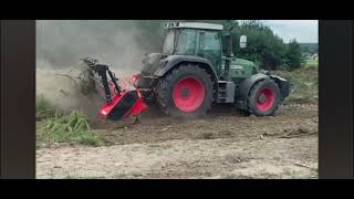 REMET CNC F5 mulcher in action