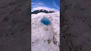 Natural Swimming pool: Crystal ice water #antartica #lake #shorts