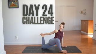 30 Day Vinyasa Yoga Challenge for Strength & Flexibility l 20 Minutes l Day 24