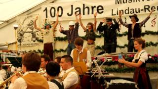 Musikverein Weißensberg macht Stimmung auf dem Musikfest 2010 in Reutin