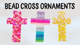 HOW TO MAKE A PERLER BEAD CROSS ORNAMENT | KIDS CRAFT | Operation Christmas Child Craft