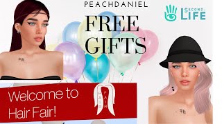 [SECONDLIFE] 🎁🎁FREE GIFTS at HAIR FAIR!🎉🎉