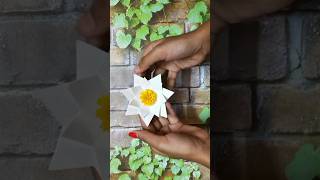 unique and beautiful paper flower making idea #shorts #youtubeshorts