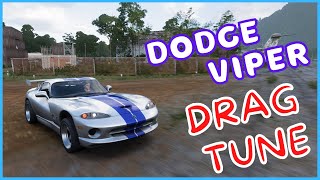 Forza Horizon 5 Dodge Viper GTS ACR Drag Tune | Fastest Viper GTS 1999 Drift Build - 380 KMH