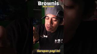 BROWNIS KEJU COKELAT LUMER BIKIN LIDAH GOYANG || Sarapan pagi ini