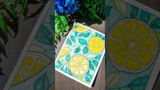 Citrus #art #drawing #asmr #summer #coloring #summervibes #coloringpages #summertime #colors