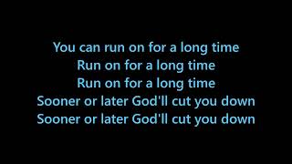 Marilyn Manson - God's Gonna Cut You Down (Lyrics)