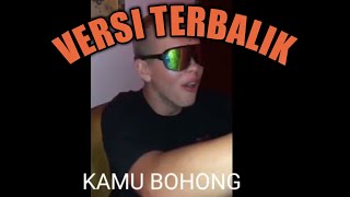 itu tidak arak itu aqua kamu bohong, (itu tidak aqua itu arak versi terbalik)