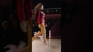 Imaan Hammam walks at the Victoria’s Secret Fashion Show 2024