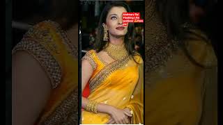 #Aishwarya Rai Bachan #Golden saree#looking like a goddess..Style inspiration 😍😍💕