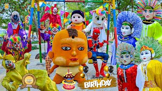 NEW 🔴 LIRIK LAGU SELAMAT ULANG TAHUN🎉BADUT MAMPANG DAN ONDEL ONDEL MERAYAKAN ULANG TAHUN BERSAMA~