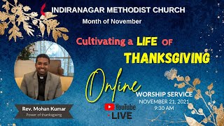 21st November 2021 | 9.30 AM | Sunday Service Live