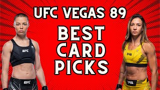 UFC Vegas 89 Amanda Ribas vs Rose Namajunas FULL CARD Predictions