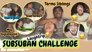 Subsuban Challenge with Termo Siblings and Jowabels😂 (Couple Edition) | Danica Termo