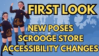 First Look at Update Changes - New Poses, Accessibility and More