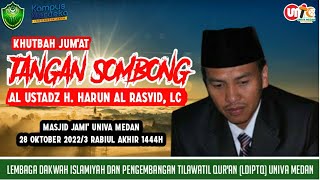 KHUTBAH JUM'AT SINGKAT  "JANGAN SOMBONG"