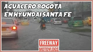 MOTO LUNES #2 - AGUACERO BOGOTA DOMINGO - MAYO 14 DE 2017 - #FREEWAY #MOTOVLOGS en español