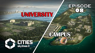 How to make a Sprawling University Campus in Vanilla Cities Skylines 2??!! | No MODS