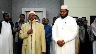 Sh. Maxamud Adar iyo Sh. Ibrahim GYM oo ka warbixiyay deeq lacageed oo lagaarsiiyay Jaaliyada DURBAN