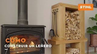 Cómo construir un leñero para interior | STIHL DIY