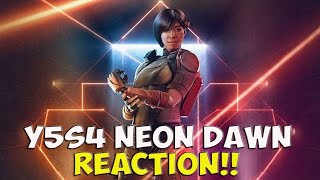 Rainbow Six Siege Y5S4 | Operation Neon Dawn REVEAL REACTION