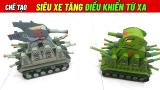 Chế tạo Siêu Quái Vật KB-44M điều khiển từ xa | How to make RC Tank Monster