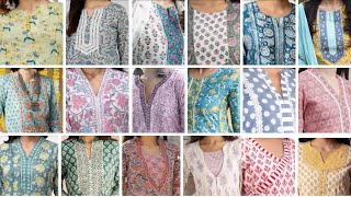 Printed Kurti Neck Design Ideas For Girls 2024 || Gale Ke Design 2024 || Dress Nagarani Design